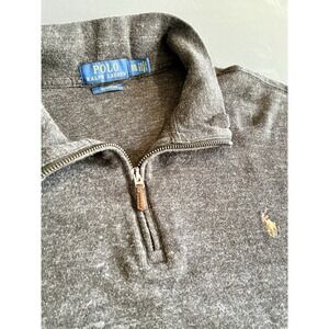 Polo Ralph Lauren 1/4 Zip Sweater Men's‎ Size XXL Pullover 100% Cotton Shirt